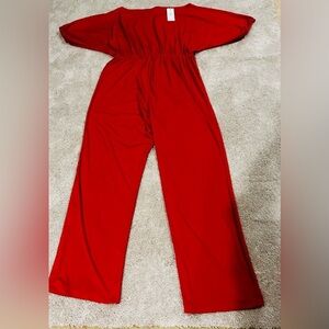 NWT Koh Koh Women’s Elegant Red Jumpsuit Sz. XL